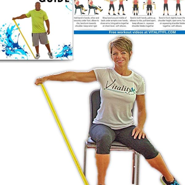 Senior Resistance Band – Light Resistance, Longer Length, Latex-Free